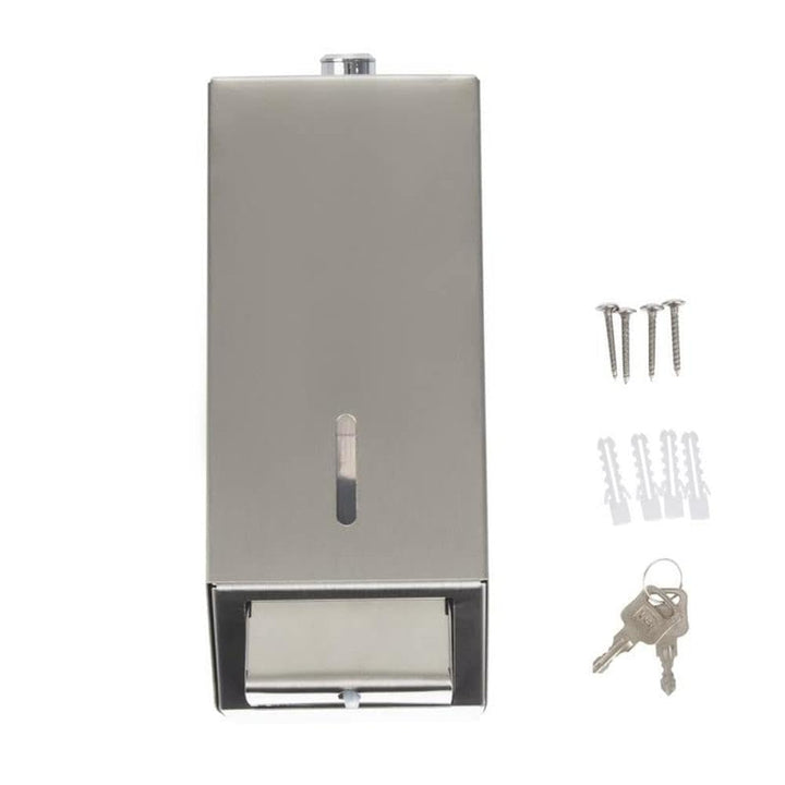 Jantex Seifenspender aus Edelstahl, 185 x 227 x 145 mm