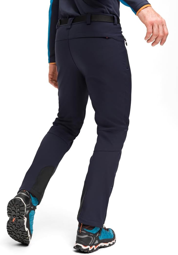 Maier Sports Tech Pants M, Warme Herren Wanderhose, Wasserabweisende Softshell-Outdoorhose für Trekk