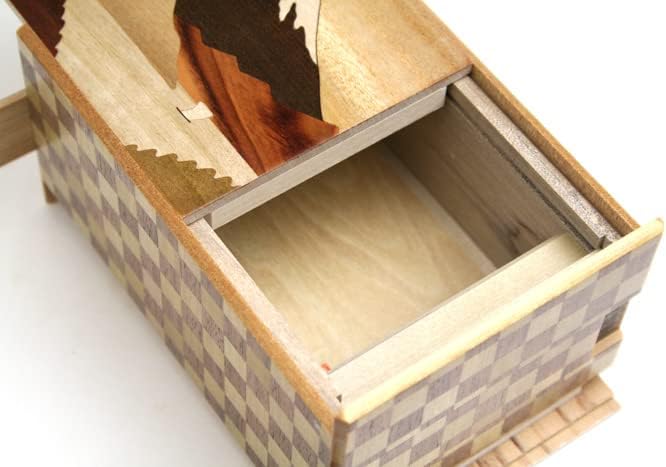 Logica Spiele Art. Yosegi Schrein 21 Schritten Maiko - Japanischer Geheimschachtel - Geschenkbox - K
