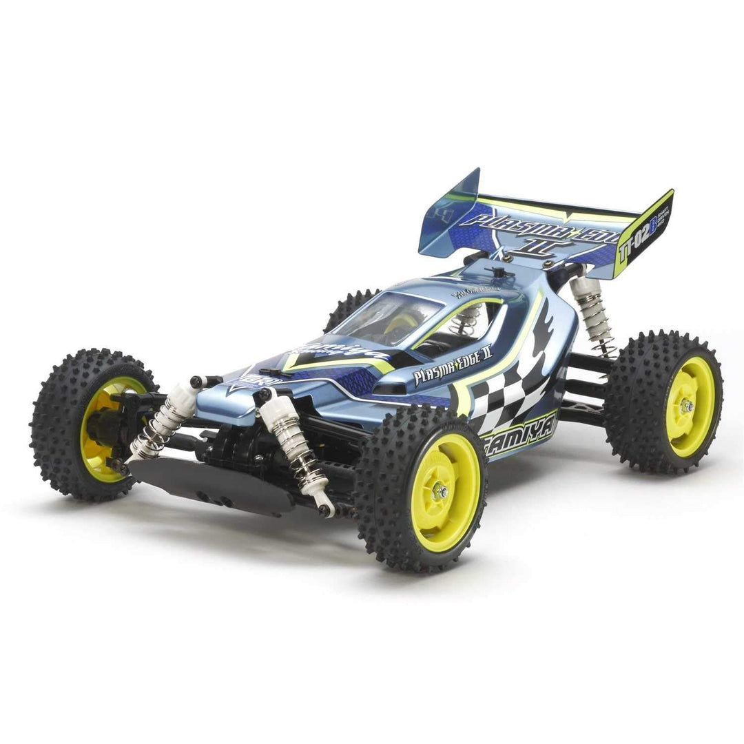 TAMIYA TAM58630 1:10 RC Plasma Edge II (TT-02B) - ferngesteuertes Auto/Fahrzeug - Off Road Race Bugg