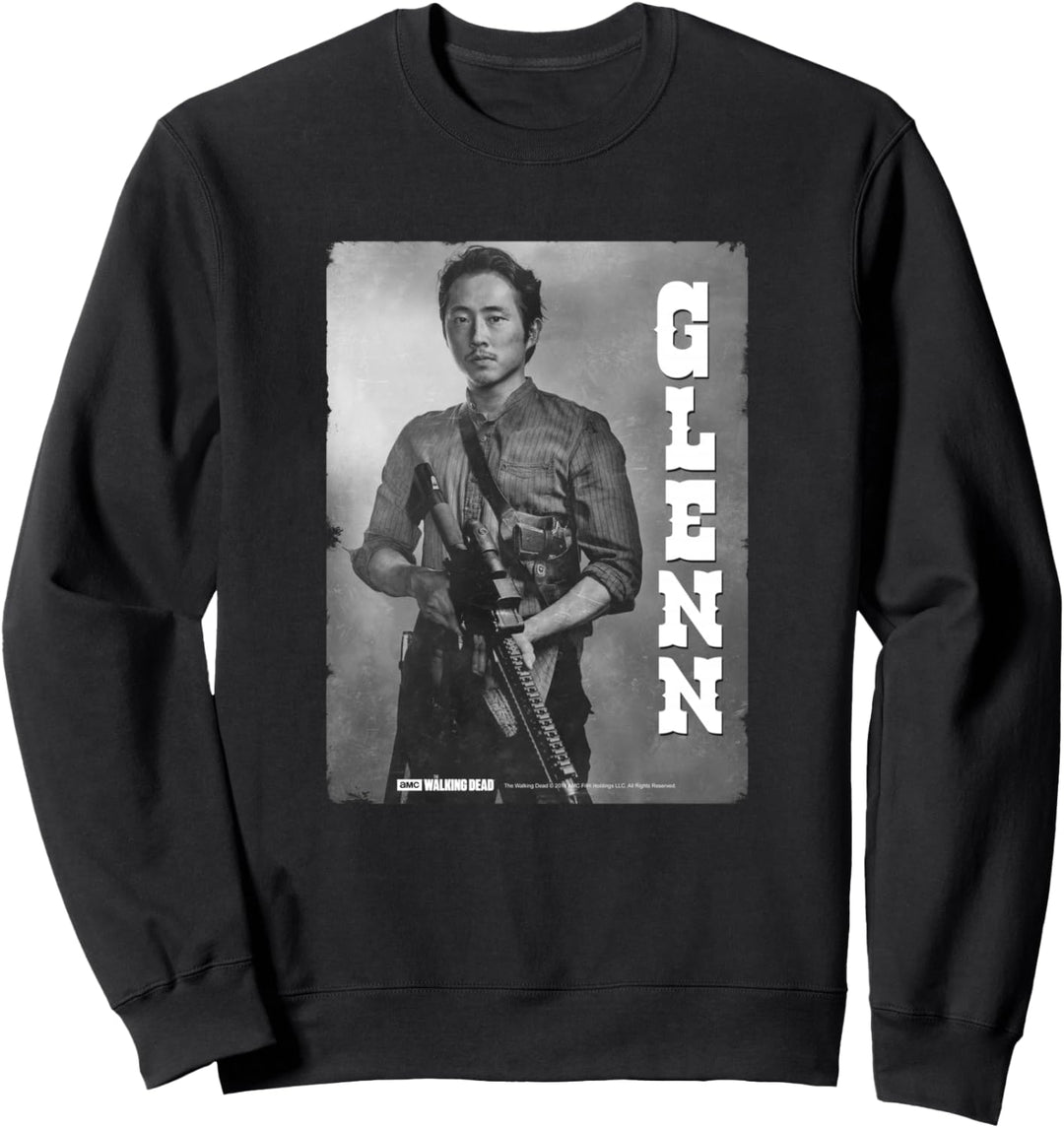 The Walking Dead Glenn Silver Portrait Sweatshirt