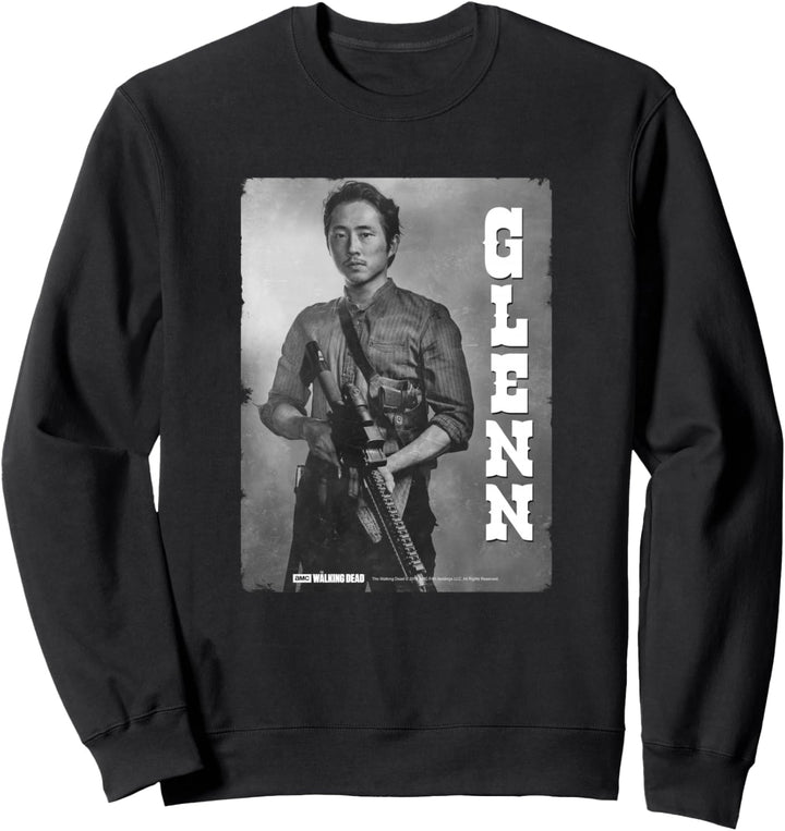 The Walking Dead Glenn Silver Portrait Sweatshirt
