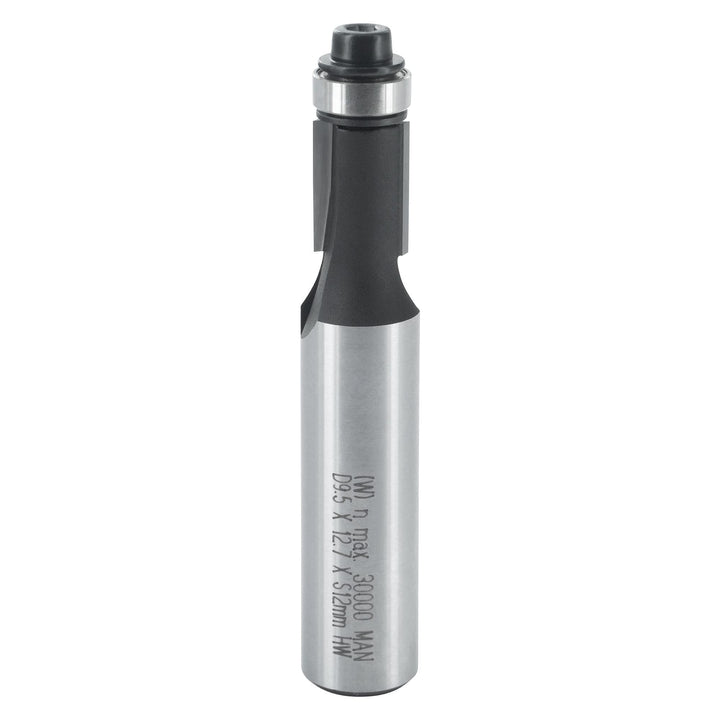 ENT 13600 Bündigfräser HW, Schaft (S) 12 mm, Durchmesser (D) 9,5 mm, NL 12,7 mm, GL 67 mm, SL 40 mm,