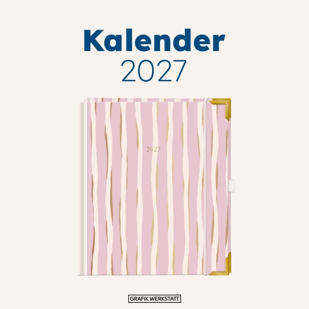 Terminplaner A5 Premium 2027 Bunt: Premium-Terminplaner, Bunt