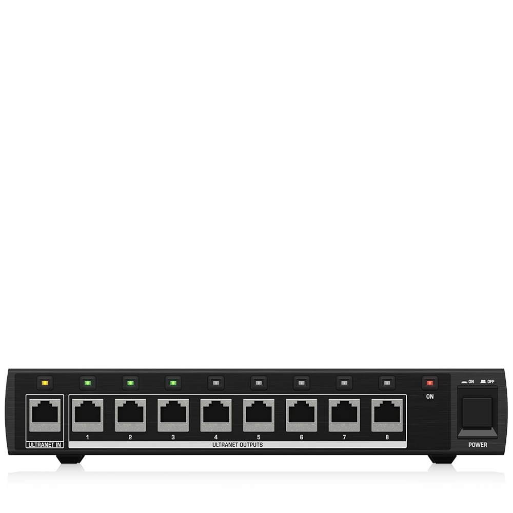 Behringer POWERPLAY P16-D 16-Kanal-Digital-ULTRANET-Verteiler POWERPLAY P16-D Distribution Hub, POWE