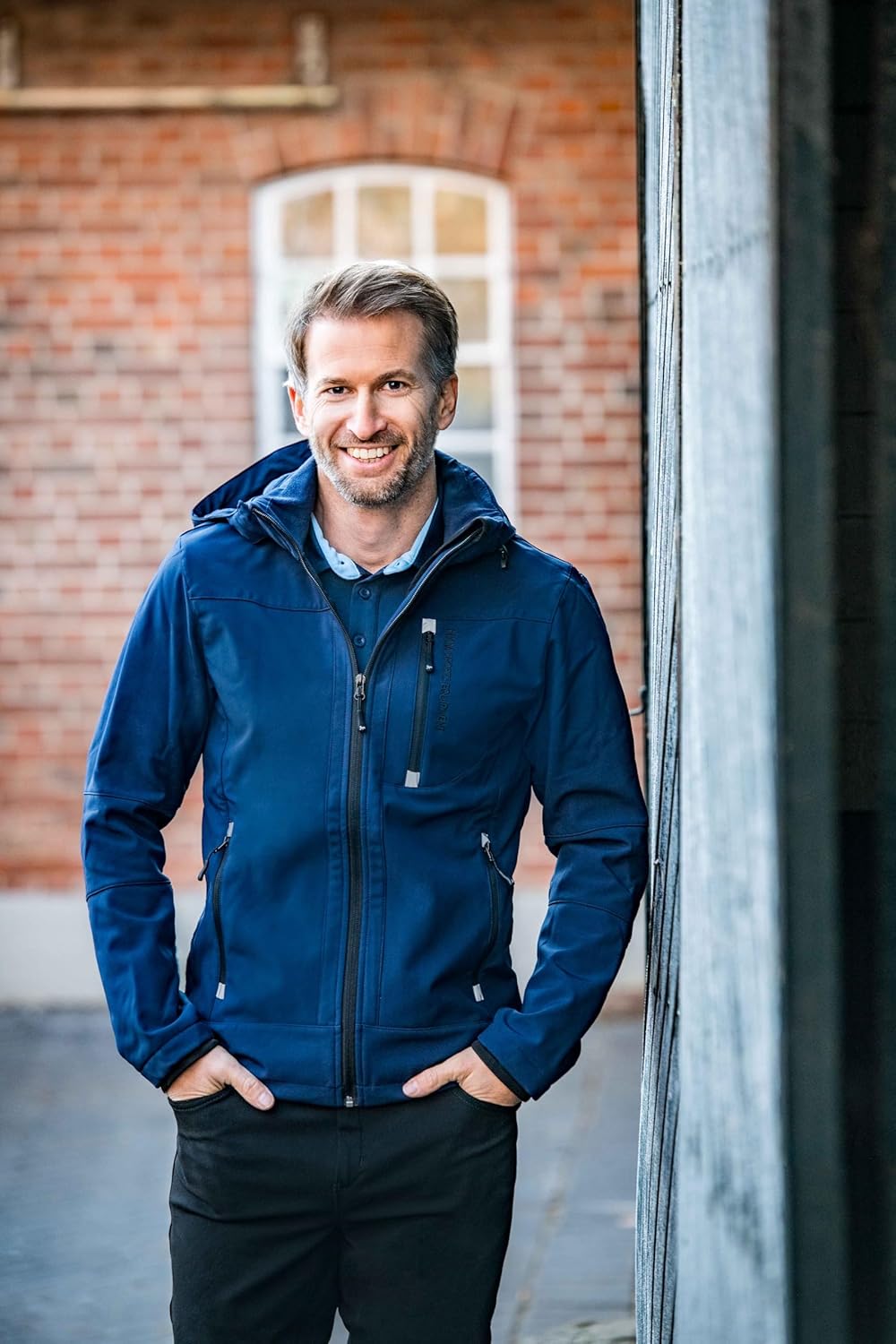 HKM Herren Softshell Reitjacke Sport XS Dunkelblau, XS Dunkelblau