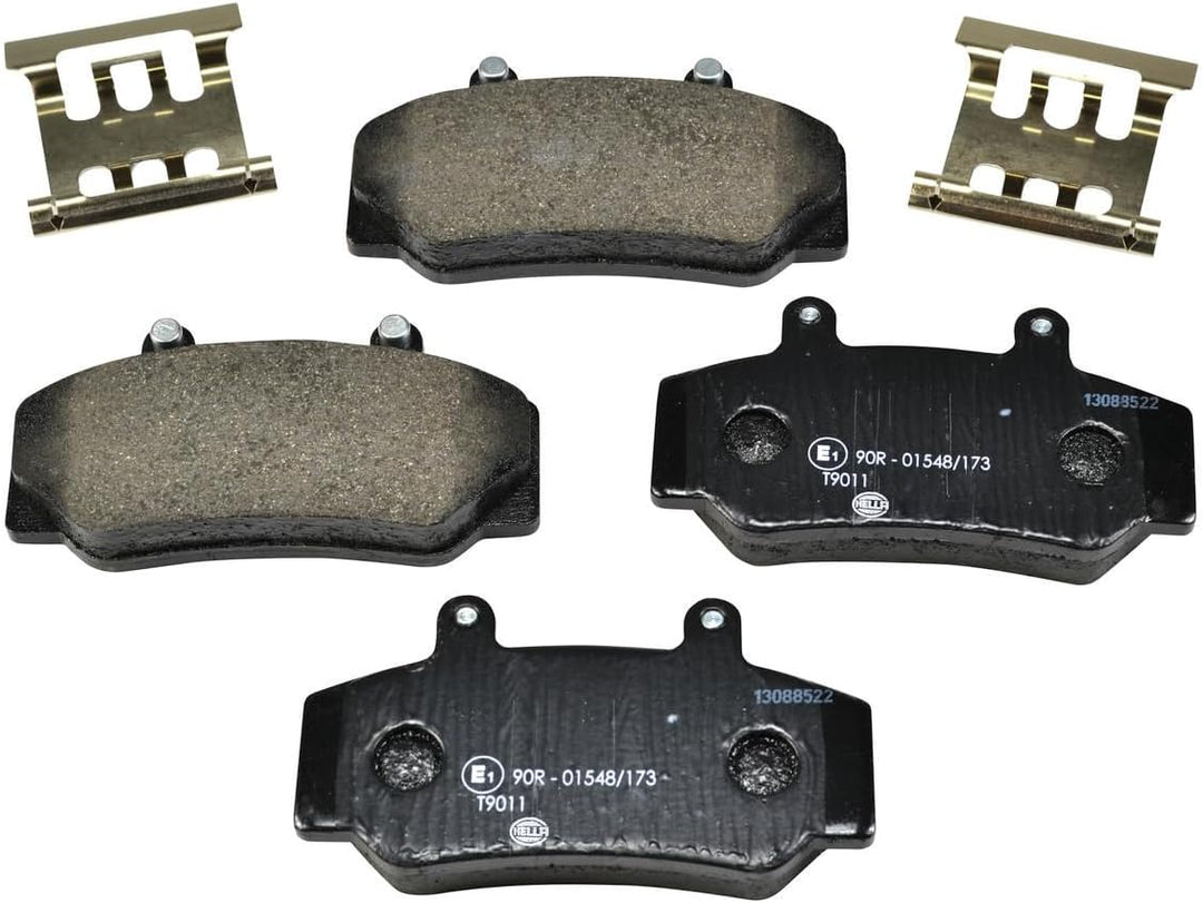 HELLA PAGID 8DB 355 019-031 Bremsbelagsatz - T9011 - Dicke/Stärke: 16.7mm - Bremssystem: Bendix - ni