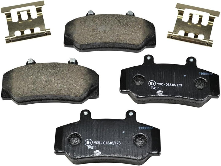 HELLA PAGID 8DB 355 019-031 Bremsbelagsatz - T9011 - Dicke/Stärke: 16.7mm - Bremssystem: Bendix - ni