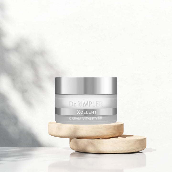 Dr. Rimpler Straffende Gesichtscreme "Xcelent Vitality" mit Q10 I Wirkungsvolle Anti Aging Creme geg