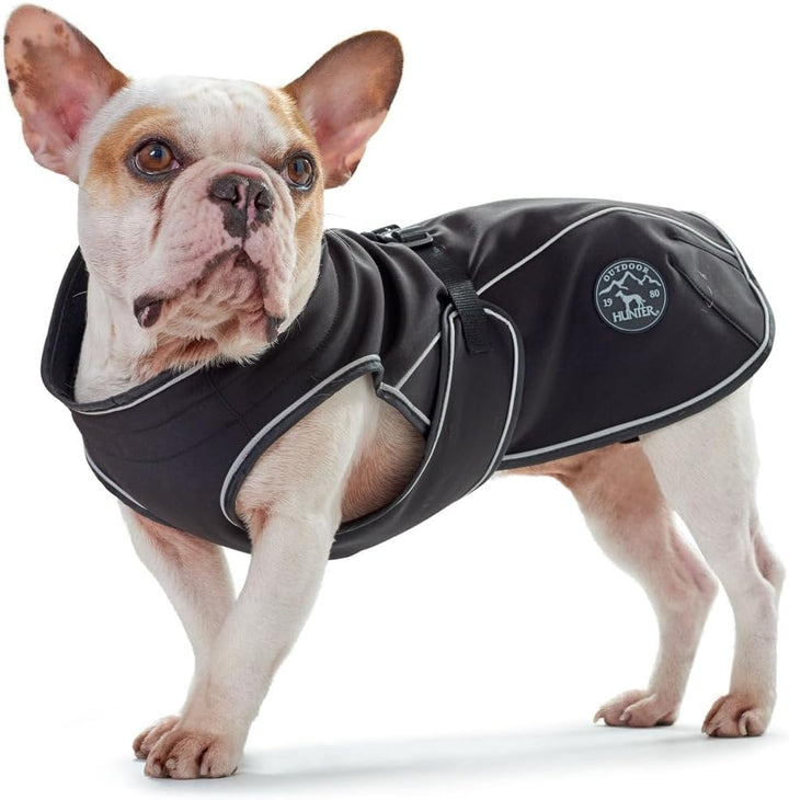 HUNTER UPPSALA SOFTSHELL Hundemantel, Funktionsmantel, 55, schwarz, 55
