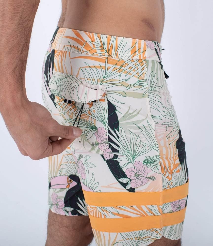 Hurley Herren Phantom-eco Block Party 18' Badeshorts für Herren 28 Barely Knochen, 28 Barely Knochen