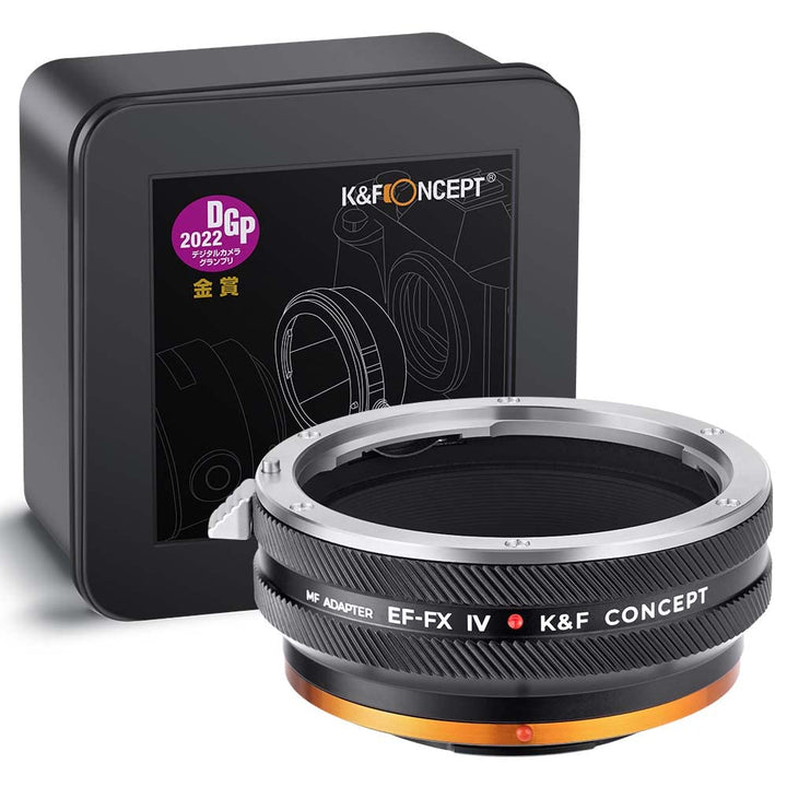 K&amp;F Concept EF/EF-S auf FX IV PRO Objektivhalterungsadapter mit Blendensteuerungsring, kompatibel mi