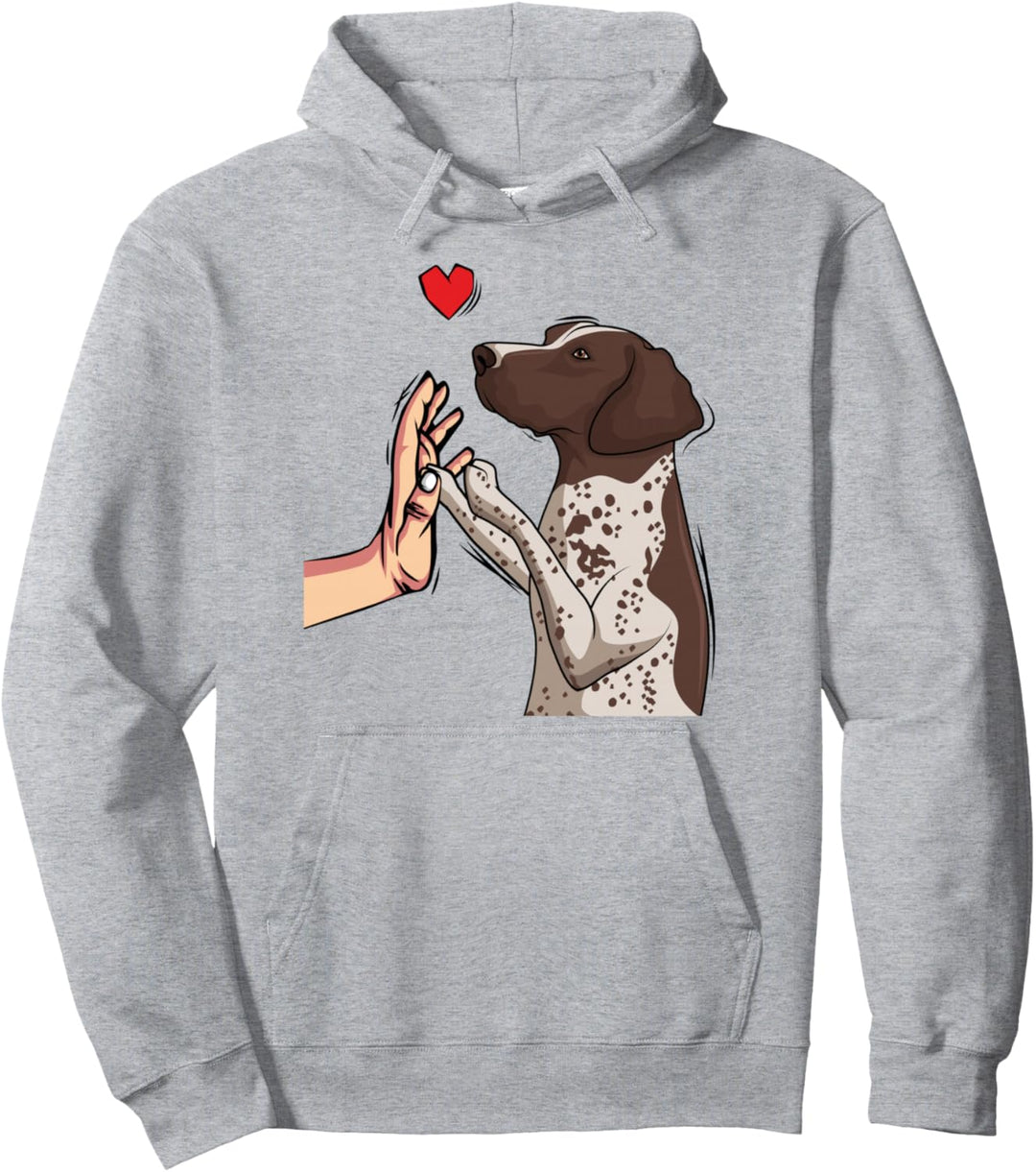 Deutsch Kurzhaar Hunde Liebe Jagdhunde Pullover Hoodie
