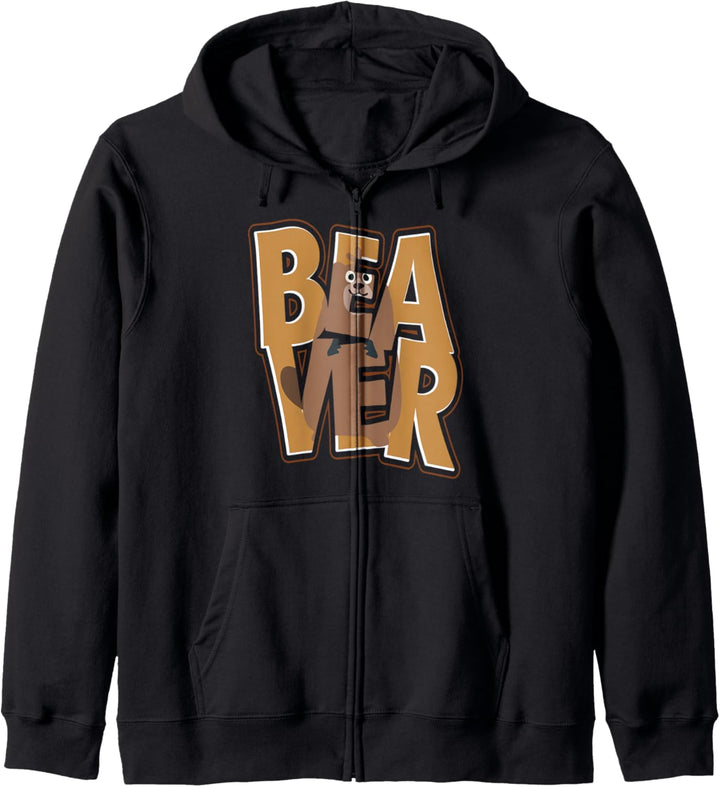 Biber Design Holzbearbeitungsexperte Kapuzenjacke