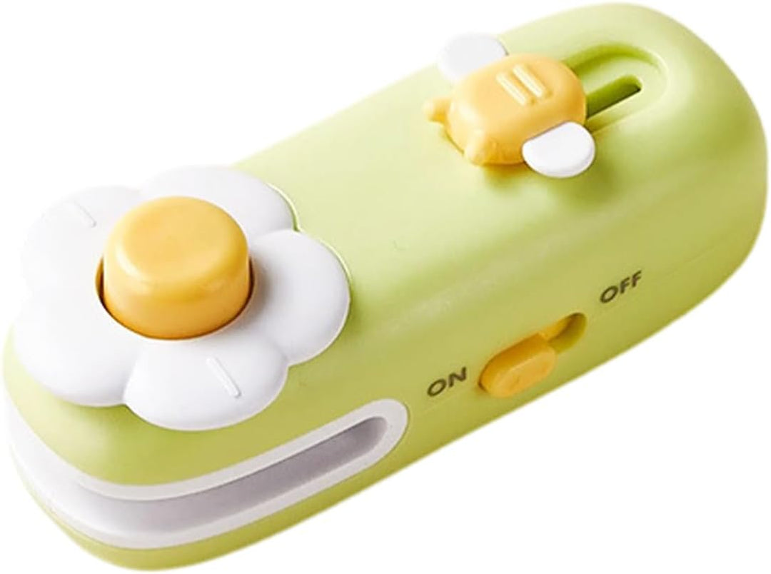 Mini Folienschweissgerät, USB Aufladung, 2 in 1 Hand Versiegelungsmaschine mit Cutter, Vakuumiergerä