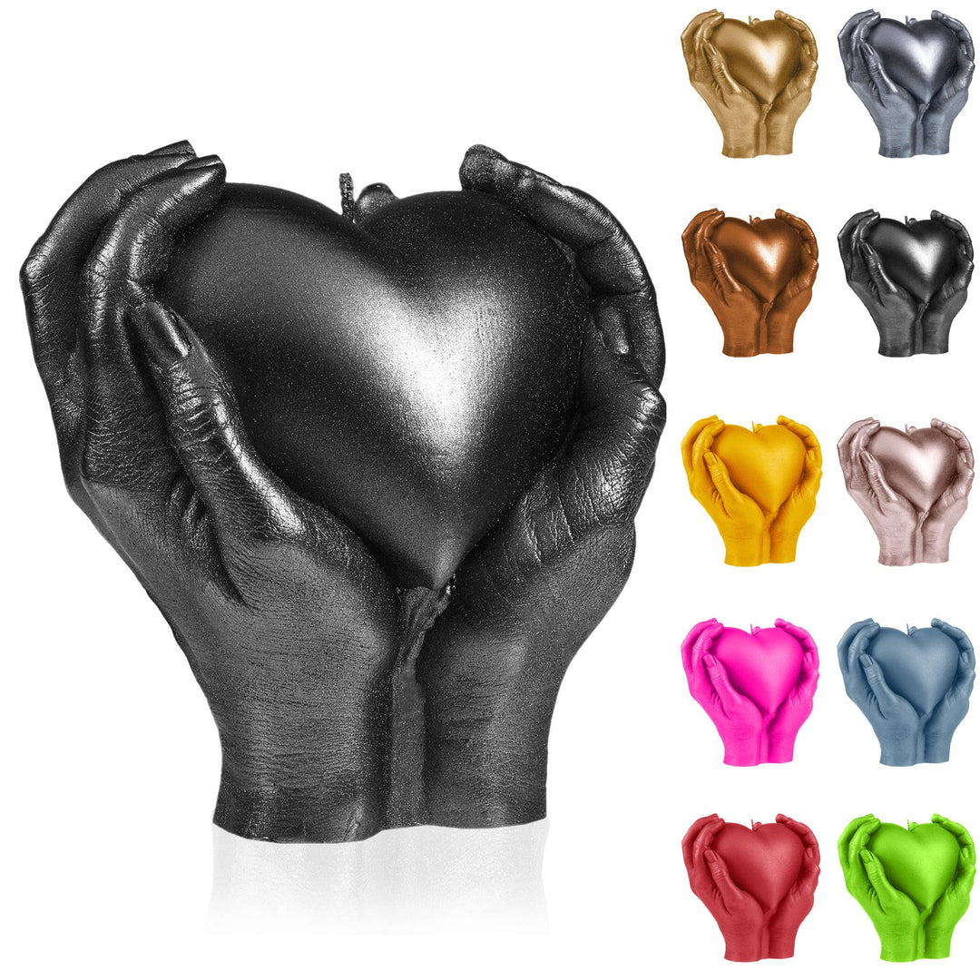 Candellana Hand LOVE Edition Kerze - Kerze für Valentinstag -Valentinstag Kerzen - Geschenkidee - Ke