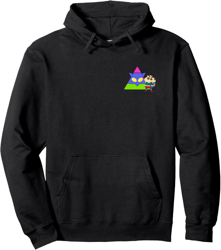 Crayon Shin-chan FUN! FUN! STUDY A to Z ”A” one point Pullover Hoodie