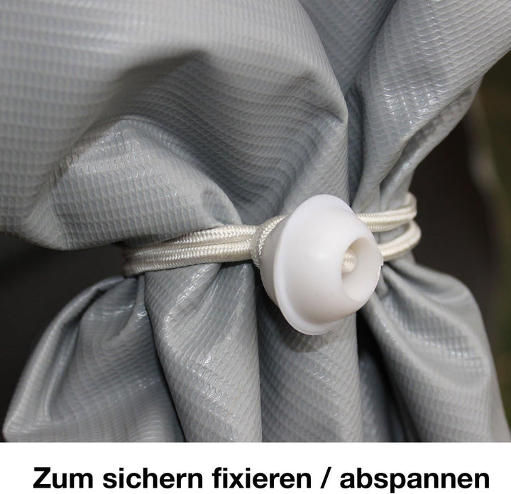 25 Stück Set Gummischlaufen Spanngummis zum Befestigen von Planen - Zeltgummis Expanderschlingen Bun