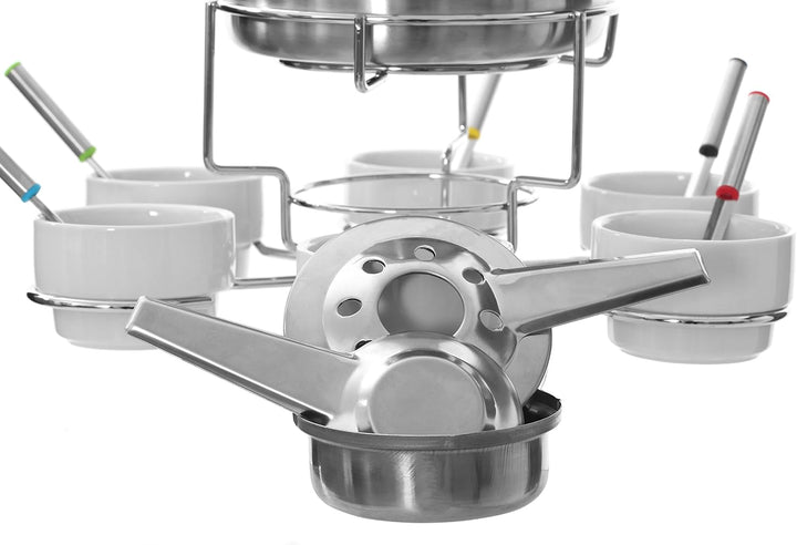 Premier Housewares Rostfreier Stahl/Porcelain Fondue Set, Weiss by Premier Housewares
