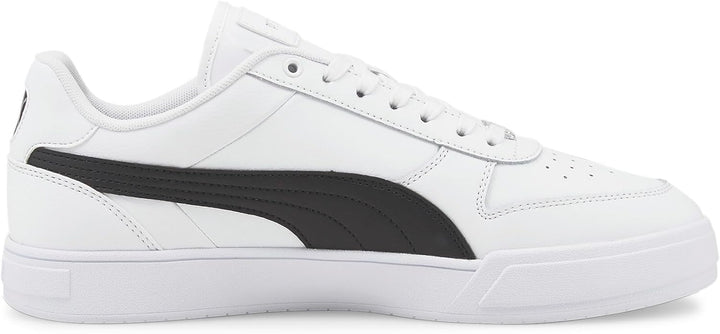 Puma Unisex Puma Caven 2.0Sneaker 41 EU Dime White Black Silver, 41 EU Dime White Black Silver