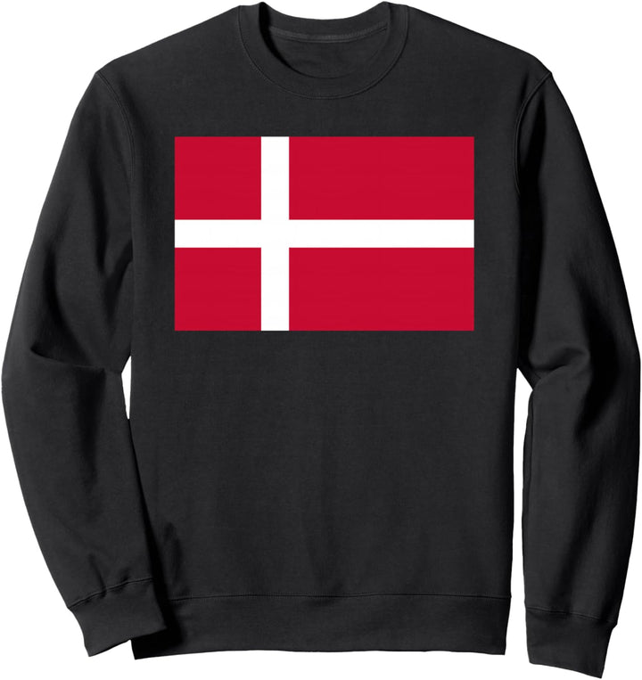Dänische Flagge von Dänemark Sweatshirt
