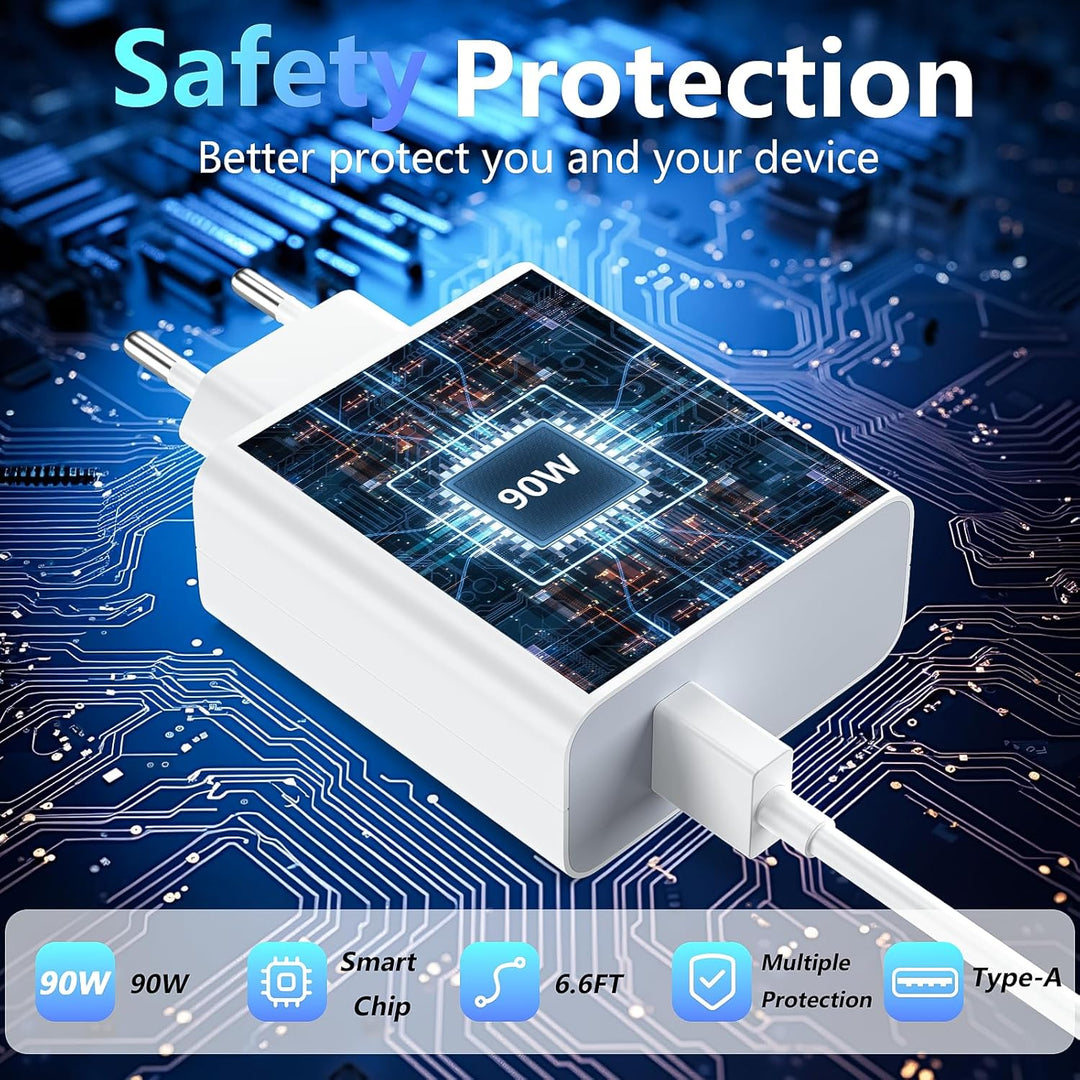 90W USB C Ladegerät für Xiaomi 17 15 Ultra 15 Pro 14T 14 Ultra 13T Redmi Note 15 14 13Pro, USB Netzt