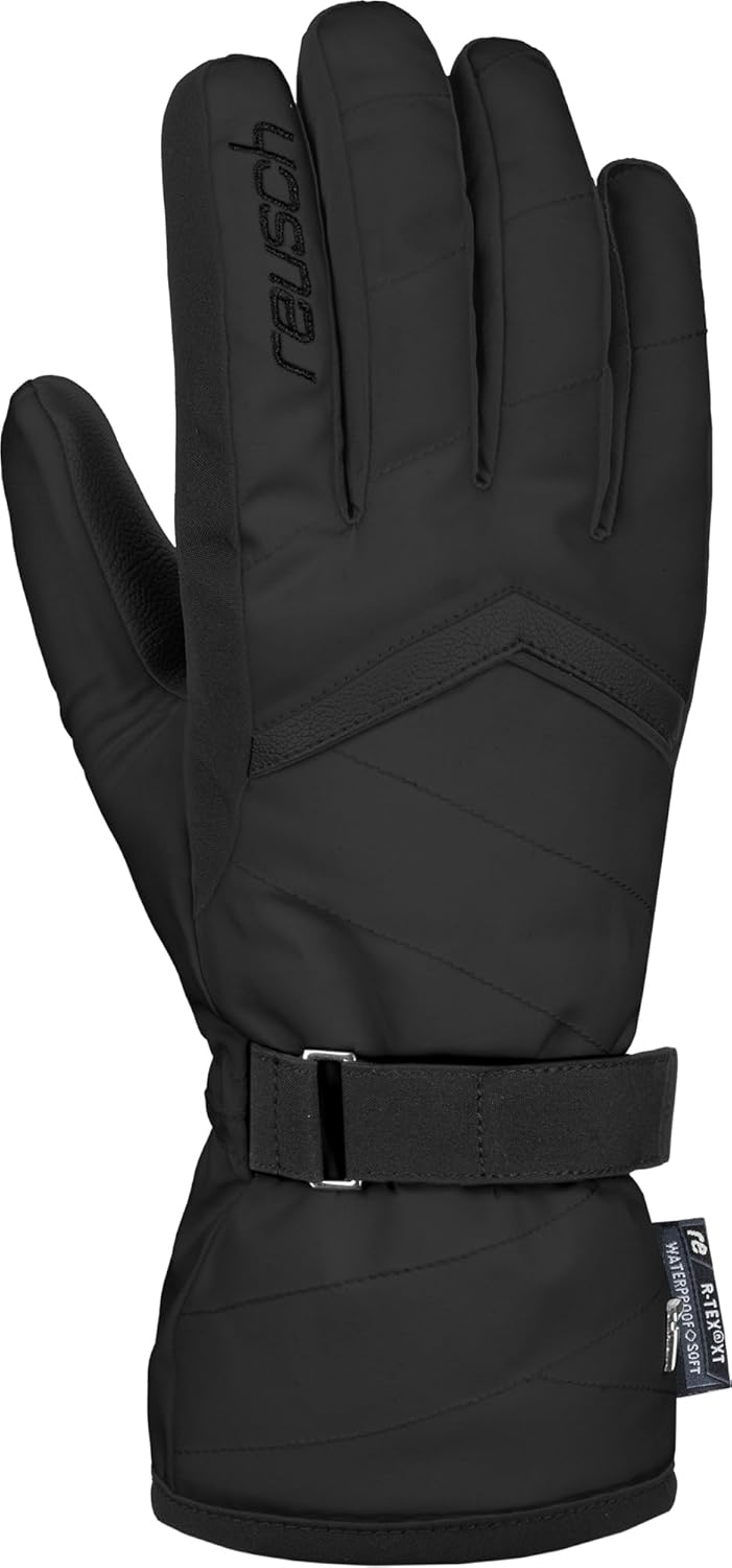 Reusch Damen Handschuhe Moni R-tex Xt Warm, Wasserdicht, Atmungsaktiv 7.5 Schwarz, 7.5 Schwarz