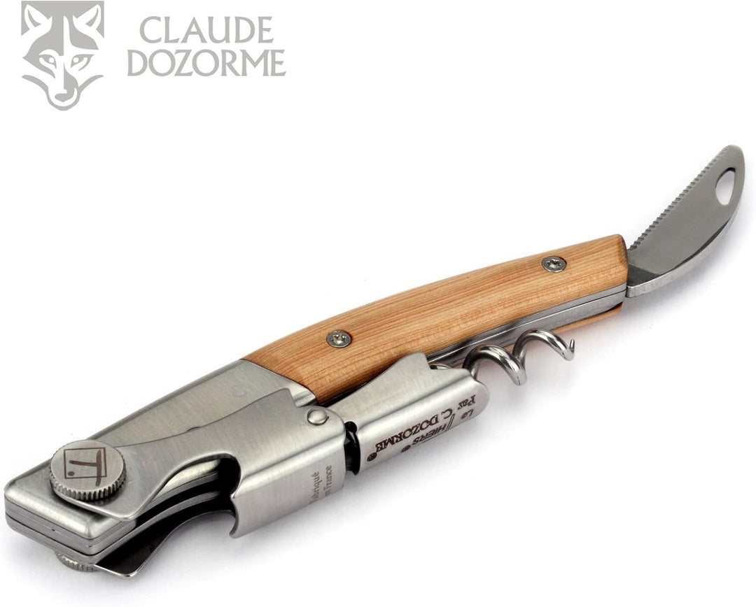 Claude Dozorme Sommelier Kellnermesser - Original Le Thiers Frankreich - Griff Wacholder - Edelstahl