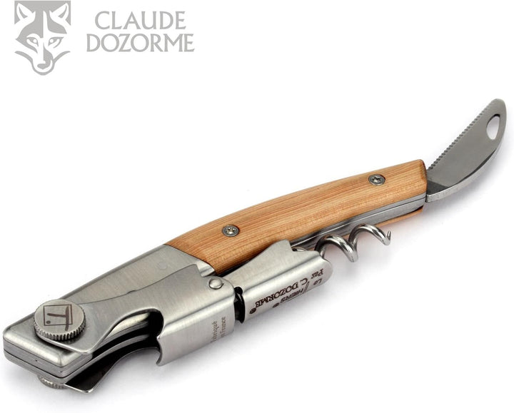 Claude Dozorme Sommelier Kellnermesser - Original Le Thiers Frankreich - Griff Wacholder - Edelstahl