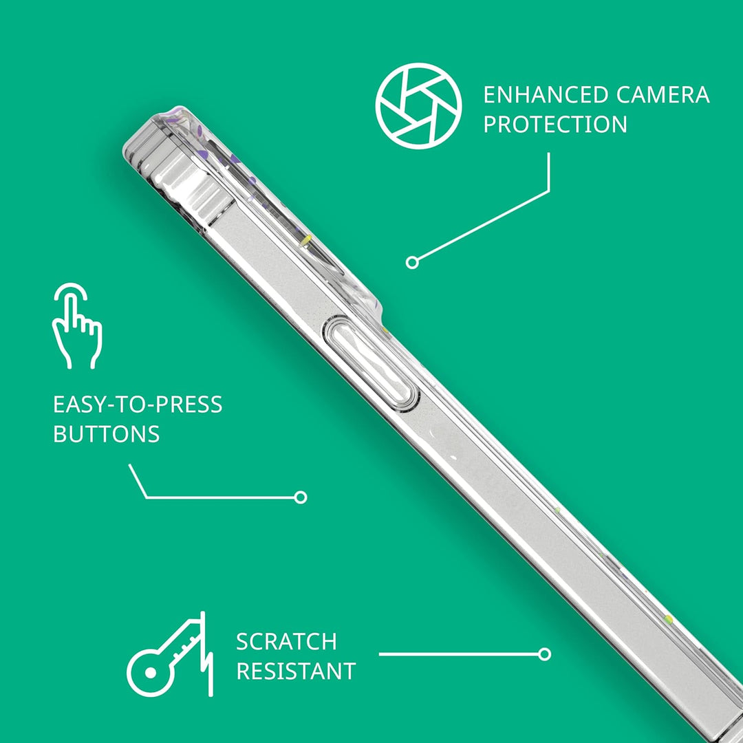 tech21 iPhone 14 Pro Max Evo Sparkle kompatibel mit MagSafe® - Glitzernde & Kratzfeste Handyhülle mi