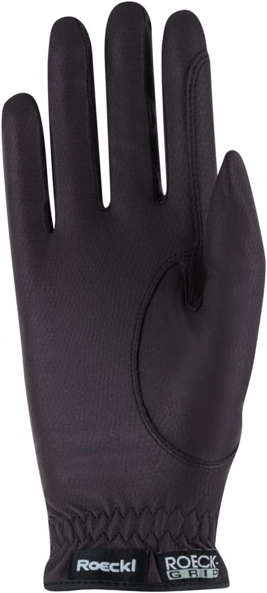 Roeckl Lisboa Ladies Reithandschuhe, Roeck Grip Plum, Touchscreen 7.5, 7.5