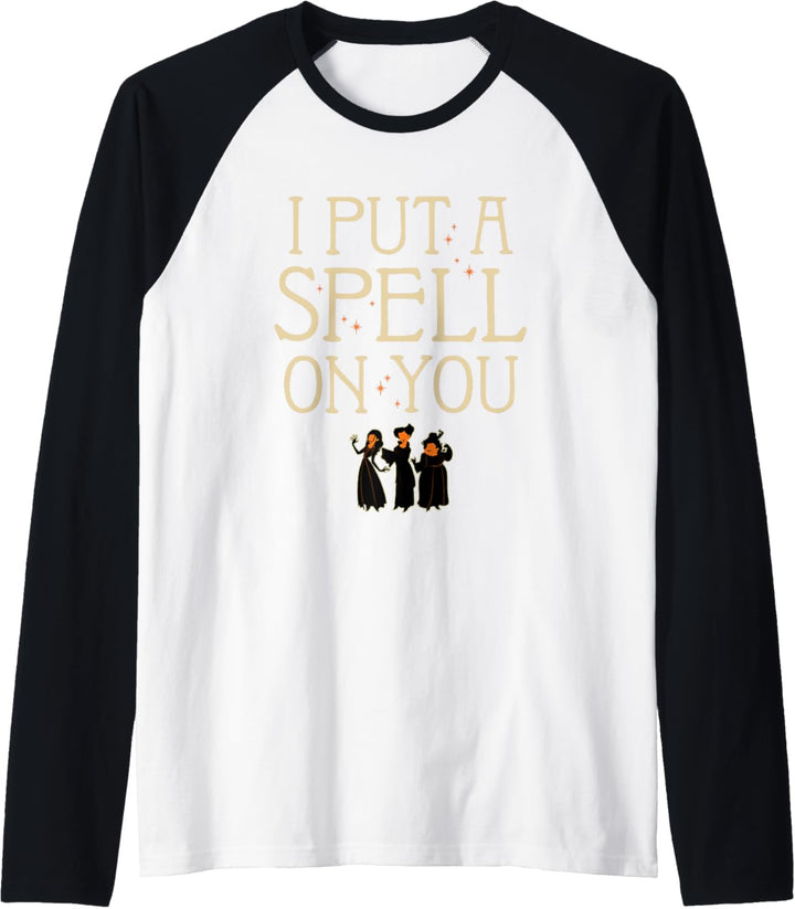 Disney Hocus Pocus I Put A Spell On You Halloween Raglan