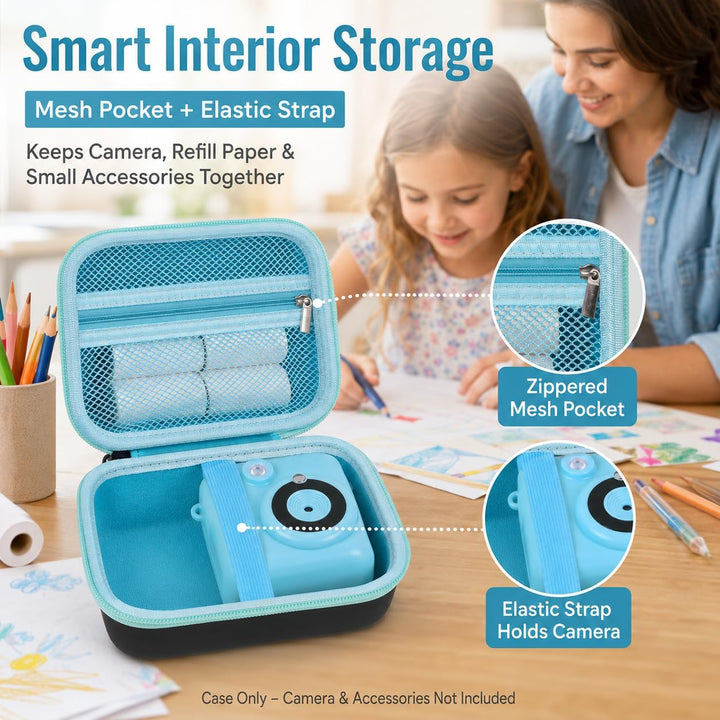 Kinderkamera Tasche, Sofortbildkameras Schutzhülle für VTech KidiZoom Print Cam/Gofunly/HiMont/ASTGM