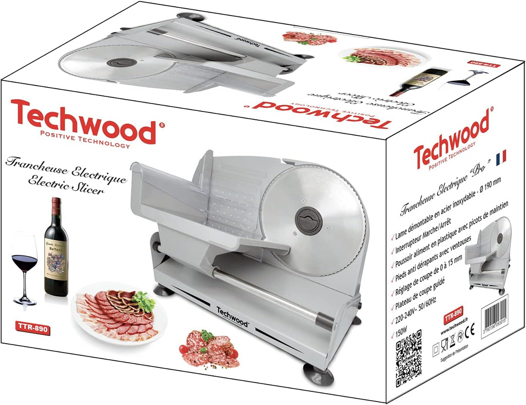 TECHWOOD ttr-890 Allesschneider ELECTRIQUE