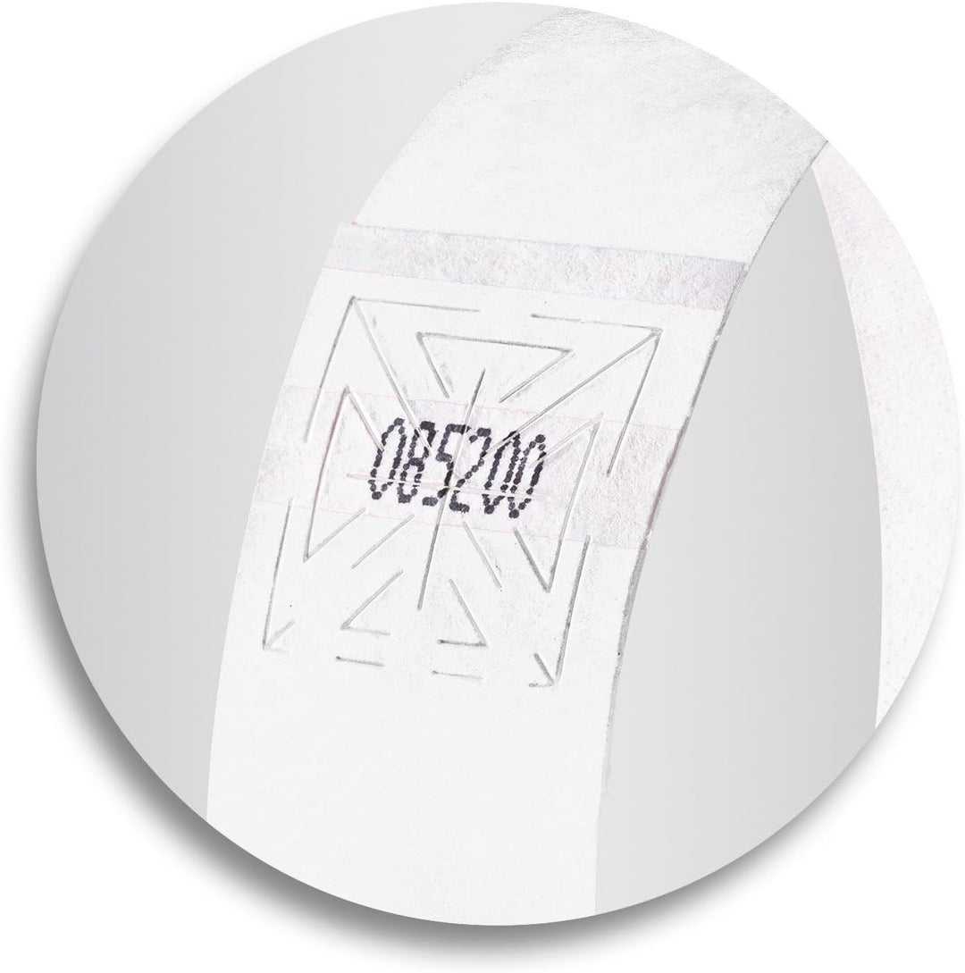 SIGEL EB216 Einlassbänder Super Soft, 120 Stück, weiss, Festival Armbänder 120 Stück weiss, 120 Stüc