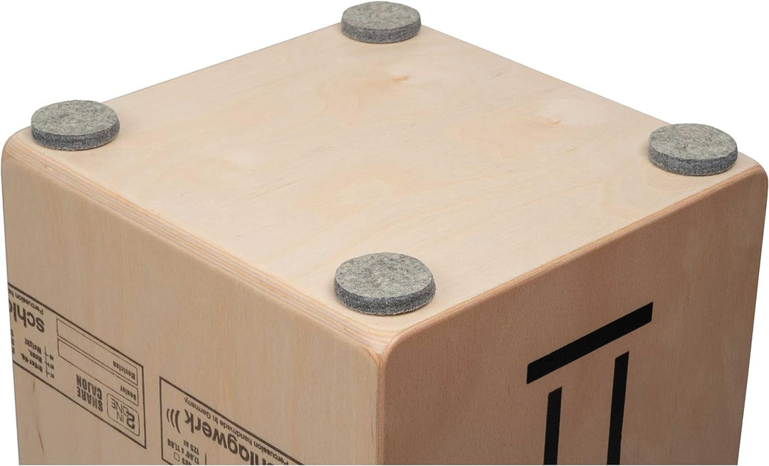 Schlagwerk 2inOne CP 404 Cajon large Holz Trommel Nature H 49cm Single, Nature H 49cm Single