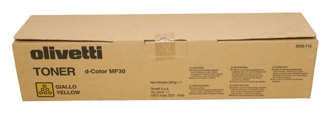 Olivetti B0578 d-Color MF 30, 35 Tonerkartusche gelb 12.000 Seiten