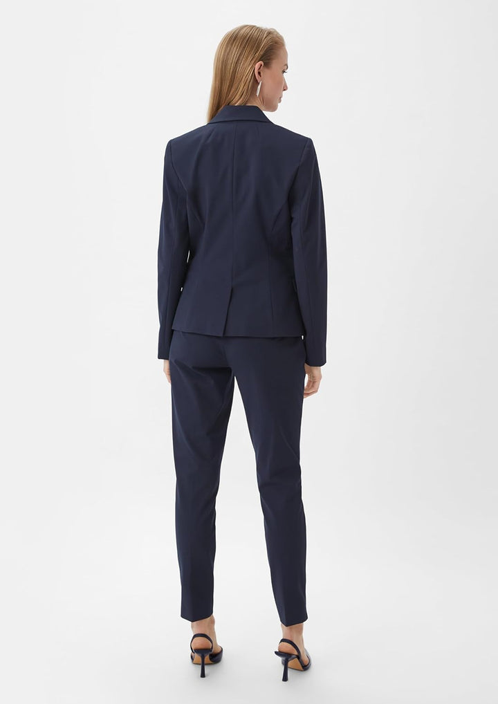 comma Taillierter Blazer aus Viskosemix, 5976