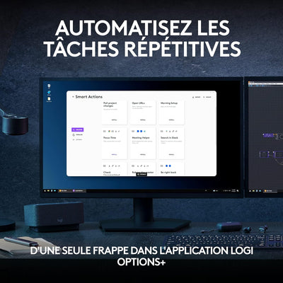 Logitech MX Keys S Plus - Graphit, Französisches AZERTY-Layout