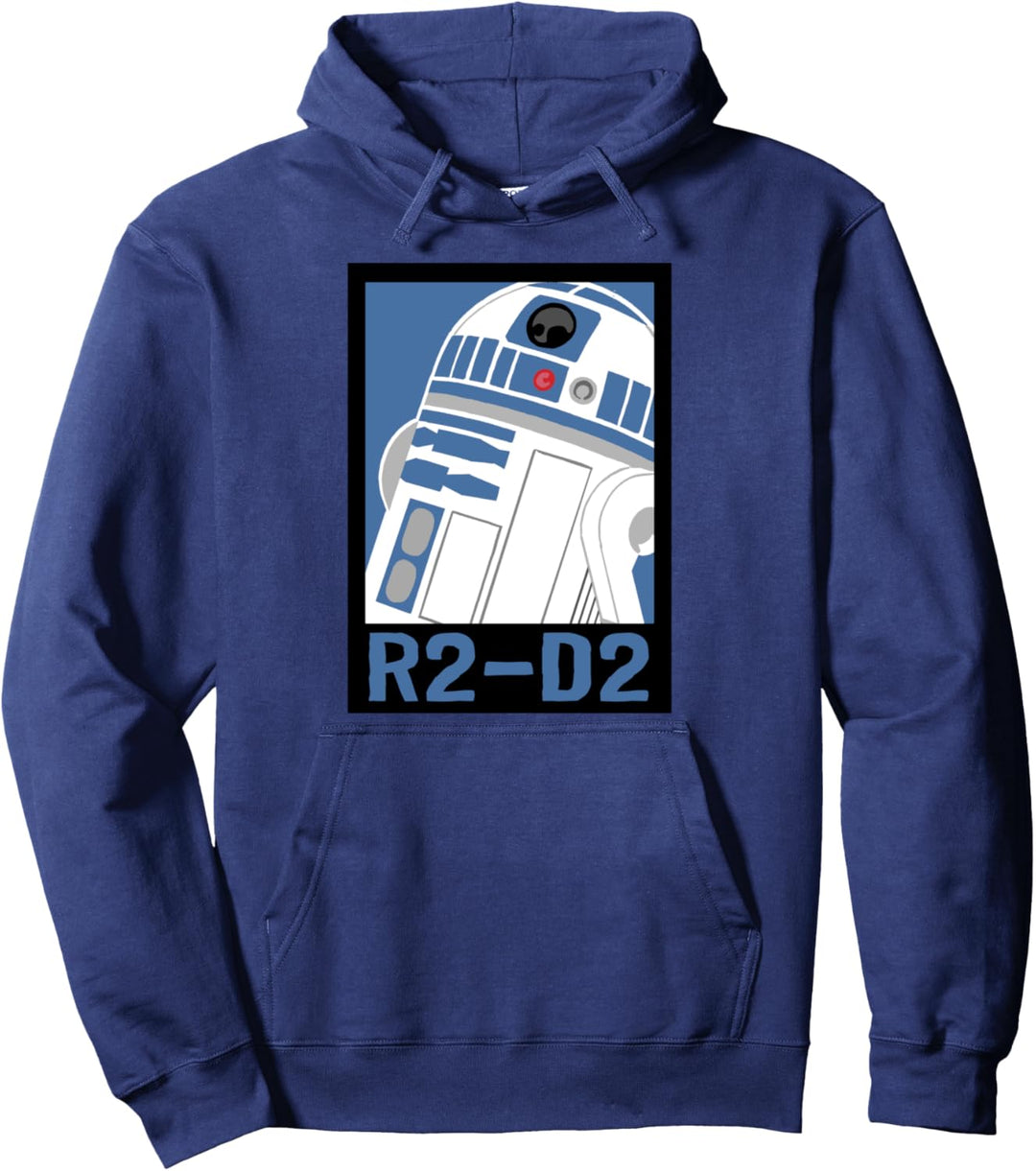 Star Wars R2-D2 Droid Panel Poster Pullover Hoodie