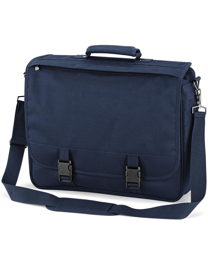 Praktische Allround Aktentasche von Quadra für Büro und Schule Navy, Navy