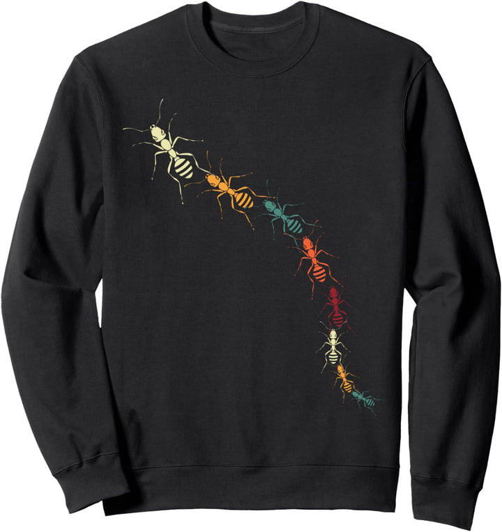 Ameisen Ameisenfarm Retro Ameise Sweatshirt