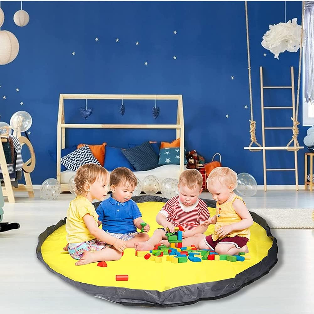 Faltbare Aufbewahrungstasche mit Spielmatte, Spielzeug-Organizer, Spielzeug-Aufbewahrungstasche mit