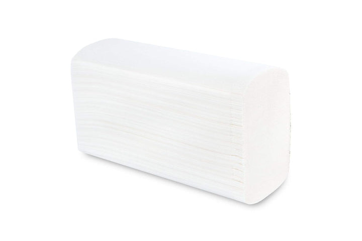 Funny Papierhandtuch, Z-Interfold, 20.6 x 24 cm, gefaltet 8,5 cm tief, 2lag, hochweiss, 3750 Blatt,