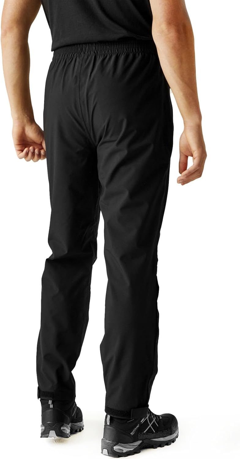 Regatta Herren Over Trousers Highton Stretch' Waterproof Breathable Regular S Schwarz, S Schwarz