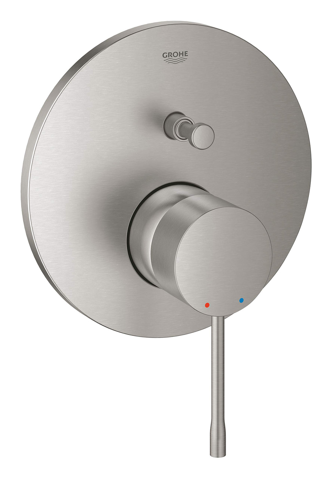 GROHE Essence | Einhand-Wannenbatterie Fertigmontageset kompatibel mit Rapido SmartBox | supersteel
