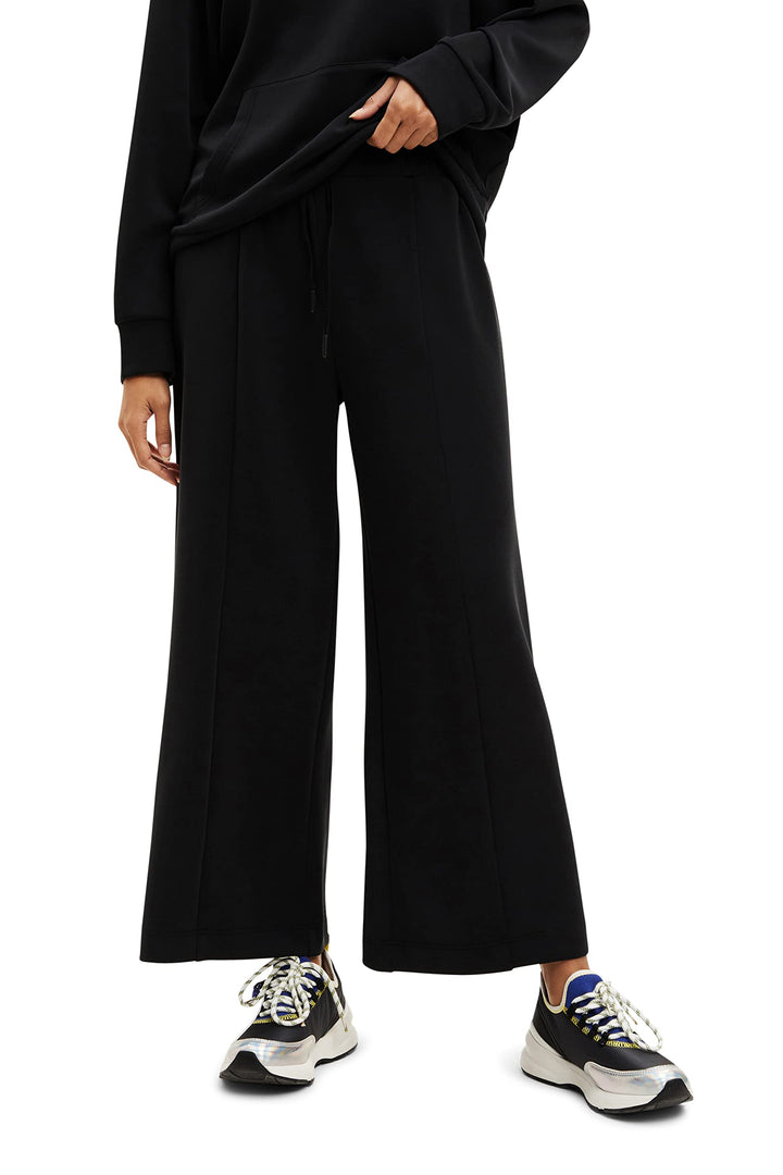 Desigual Damen Casual Pants L Schwarz, L Schwarz