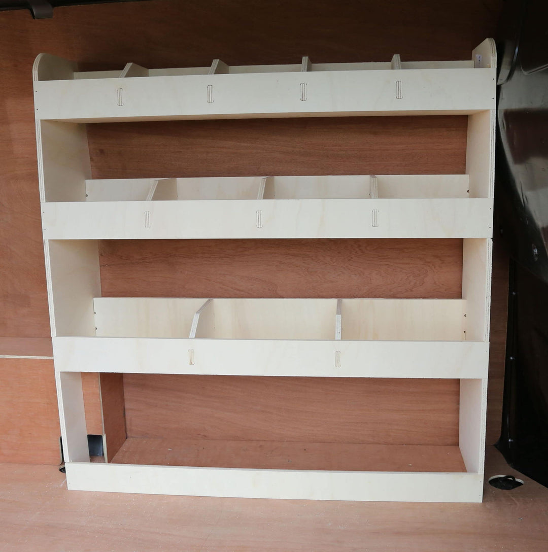 Vanify - Kompatibel mit Volkswagen Transporter T5 T6 L2 2003+ Fahrzeugeinrichtung Fahrzeugregale, Fa