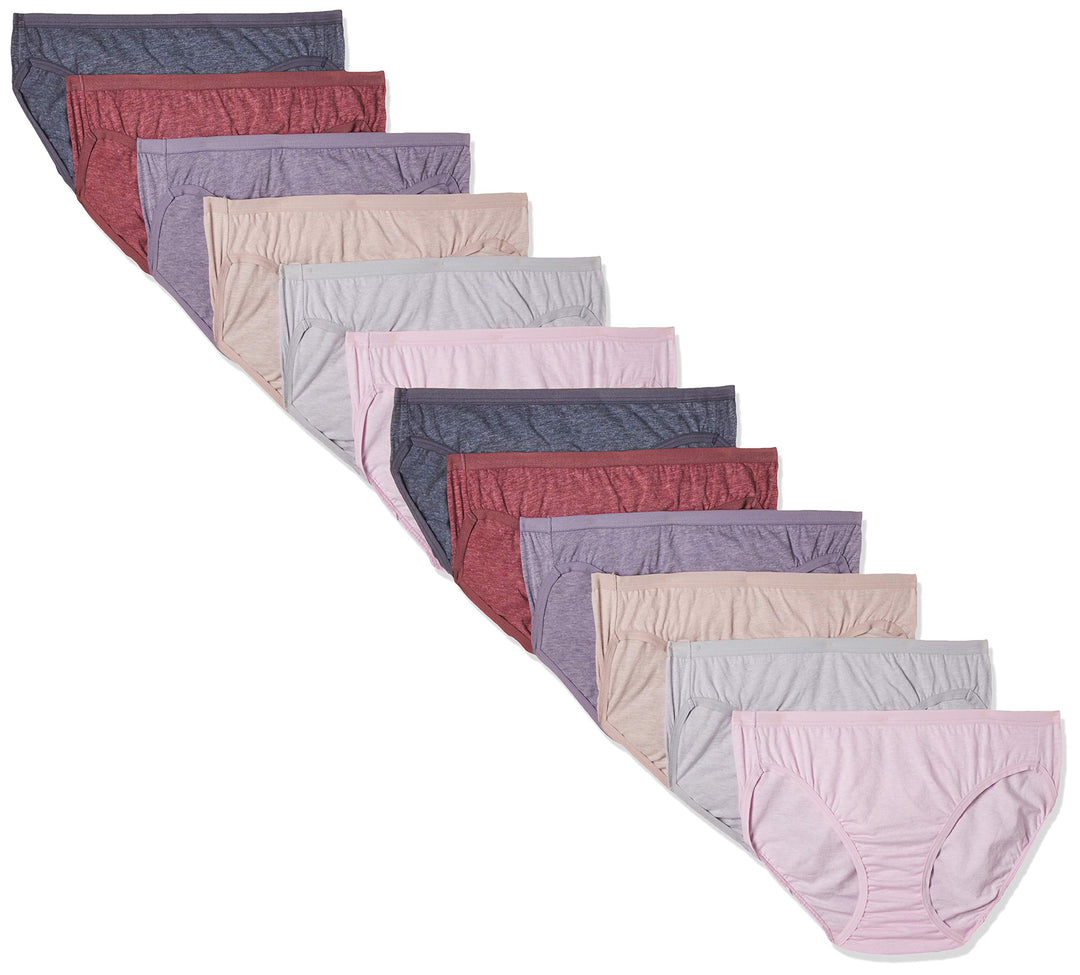 Fruit of The Loom Women's Beyondsoft Bikini, 12 Pack, Assorted 5