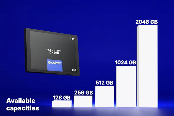 GoodRam CX400 gen.2 2.5 256 GB Serial ATA III 3D TLC NAND 256GB, 256GB